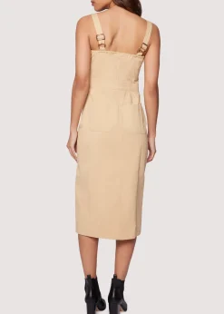 Lost + Wander Dresses*High Bluff Midi Dress SAND
