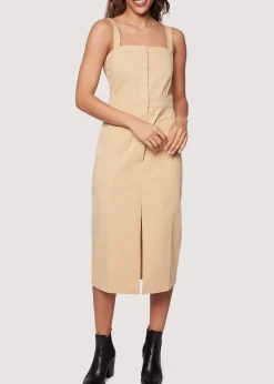 Lost + Wander Dresses*High Bluff Midi Dress SAND