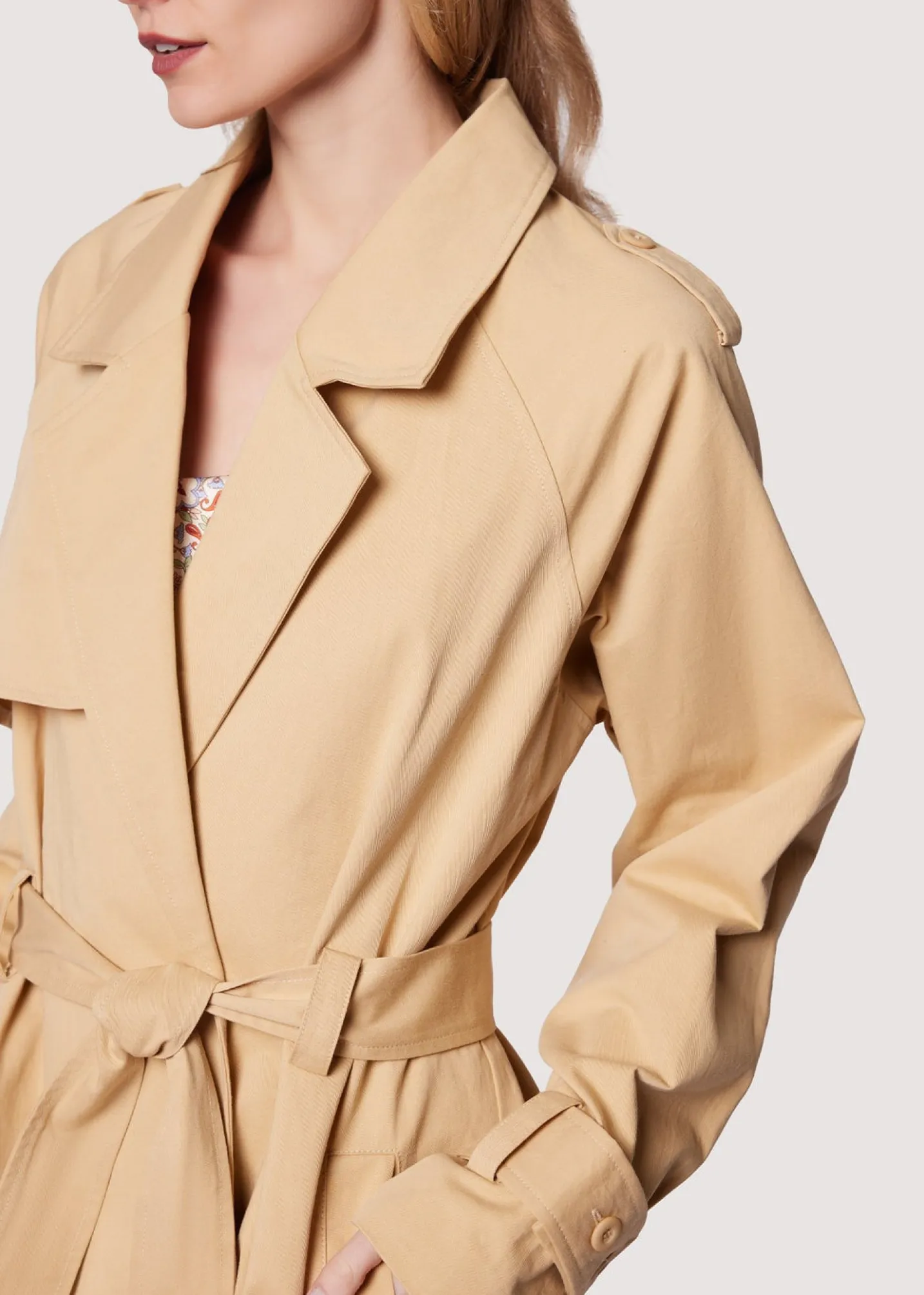 Lost + Wander Outerwear*High Bluff Trench Coat SAND