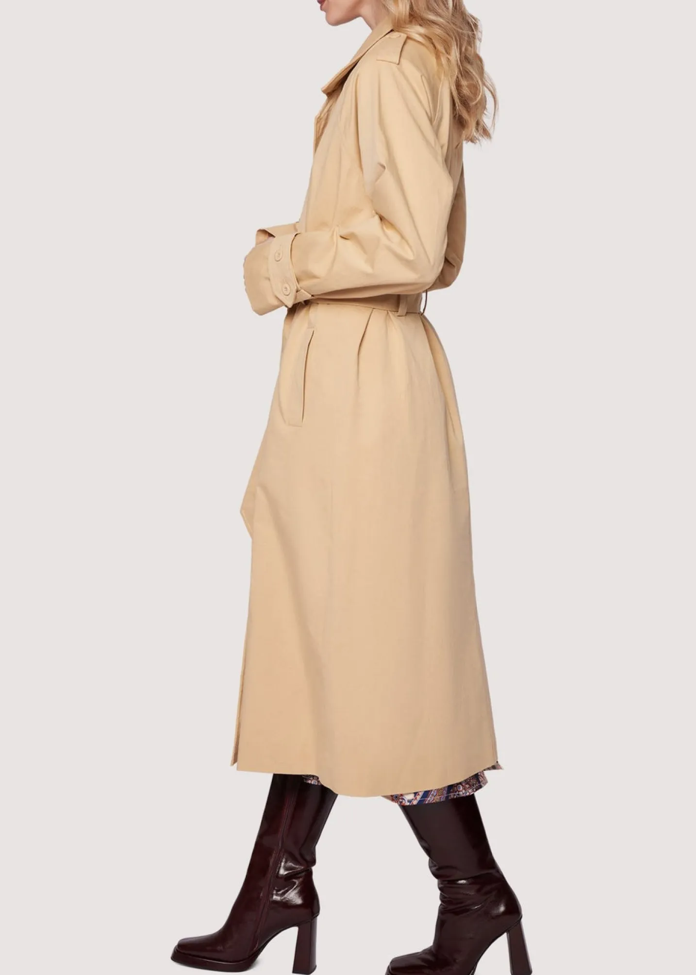 Lost + Wander Outerwear*High Bluff Trench Coat SAND