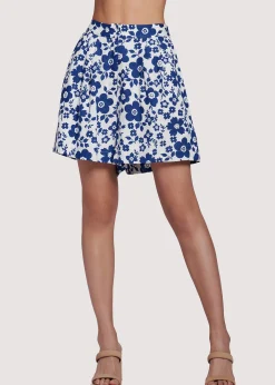 Lost + Wander Pants and Shorts*Honeymooner Shorts BLUEWHITEFLORAL