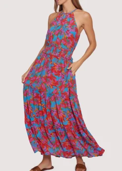 Lost + Wander Dresses*Hydra Springs Maxi Dress BLUE-FLORAL