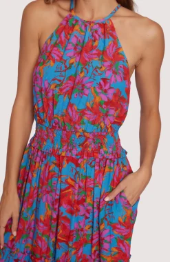 Lost + Wander Dresses*Hydra Springs Maxi Dress BLUE-FLORAL