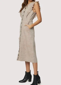 Lost + Wander Dresses*In My Element Midi Dress BROWN