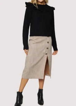 Lost + Wander Skirts*In My Element Midi Skirt BROWN