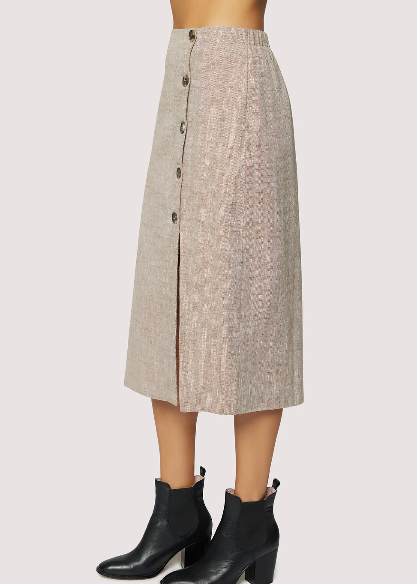 Lost + Wander Skirts*In My Element Midi Skirt BROWN