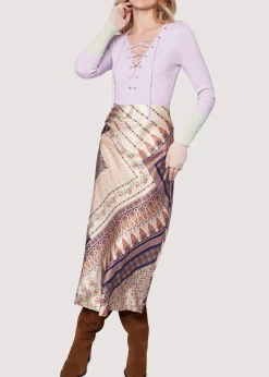 Lost + Wander Tops*Jolene Long Sleeve Top LAVENDER-MULTI