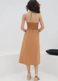 Lost + Wander Dresses*Lady Like Charm Midi Dress RUST