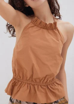 Lost + Wander Tops*Lady Like Charm Top RUST