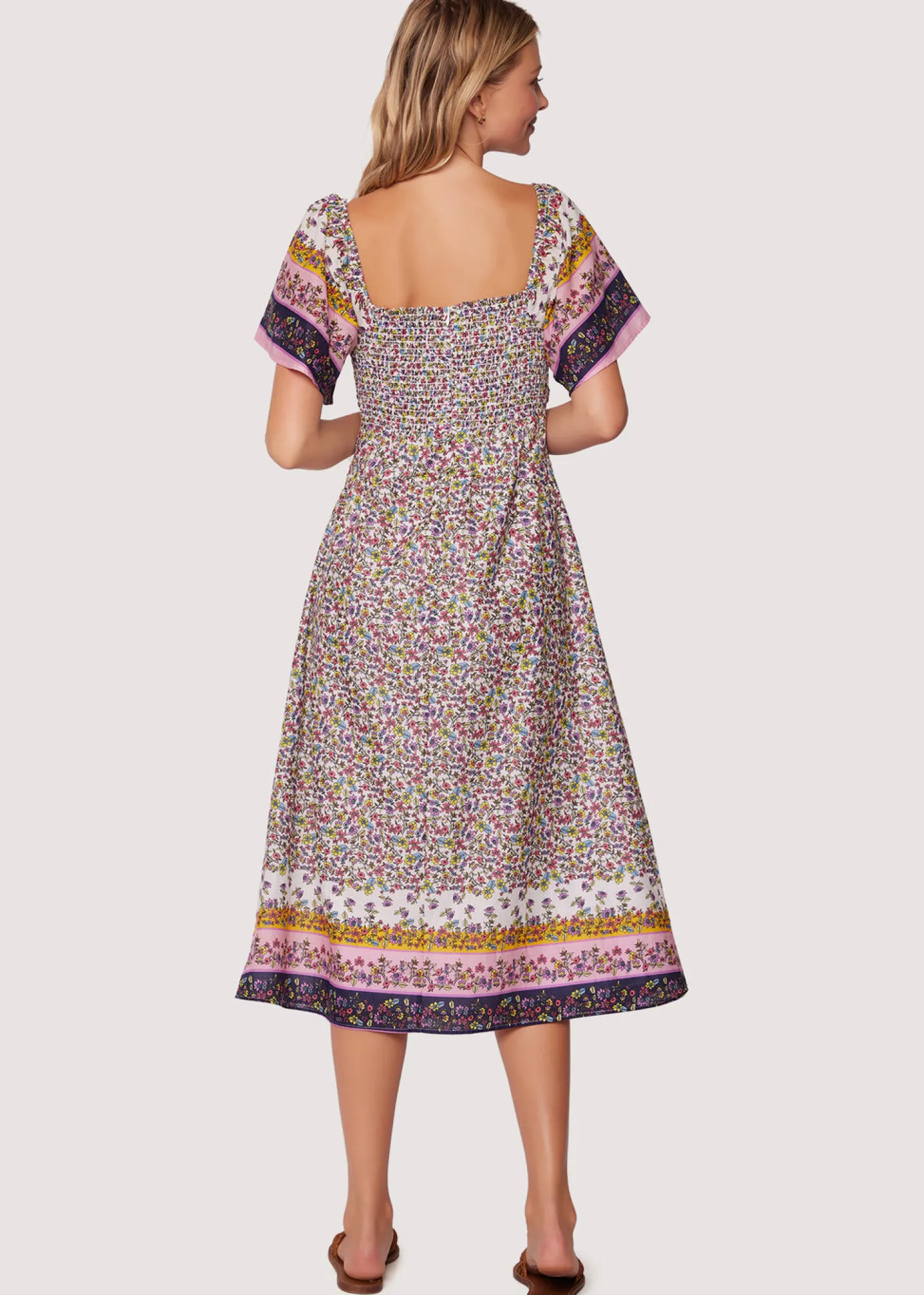 Lost + Wander Dresses*Lakeside Cottage Midi Dress FLOWER-MULTI