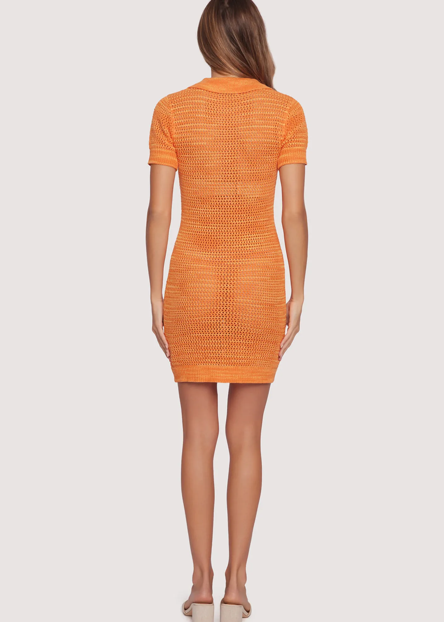 Lost + Wander Dresses*Lylah Polo Mini Dress TANGERINE