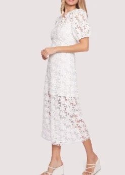Lost + Wander Dresses*Madonna Lily Midi Dress WHITE