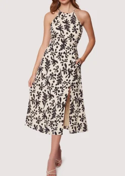 Lost + Wander Dresses*Minerva's Spell Midi Dress BLACK-WHITE