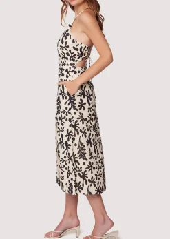 Lost + Wander Dresses*Minerva's Spell Midi Dress BLACK-WHITE