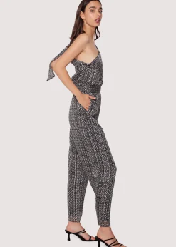Lost + Wander Romper and Jumpsuits*Mira Jumpsuit BLACK-IVORY-MULTI