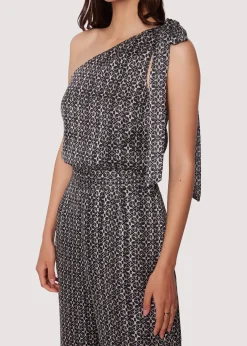 Lost + Wander Romper and Jumpsuits*Mira Jumpsuit BLACK-IVORY-MULTI