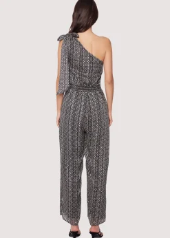 Lost + Wander Romper and Jumpsuits*Mira Jumpsuit BLACK-IVORY-MULTI