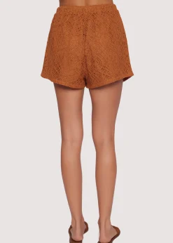 Lost + Wander Pants and Shorts*Mountain Tea Shorts BROWN
