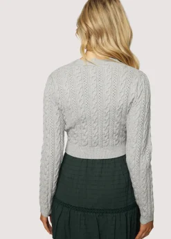 Lost + Wander Sweaters*Olivia Wrap Top HEATHER-GREY