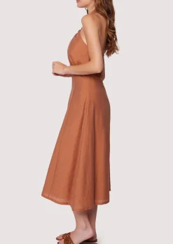 Lost + Wander Dresses*Pacific Grove Midi Dress BROWN
