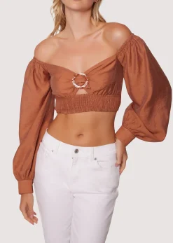 Lost + Wander Tops*Pacific Grove Top BROWN