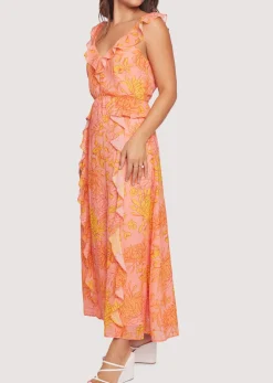 Lost + Wander Dresses*Peony Delight Maxi Dress ORANGE-FLORAL