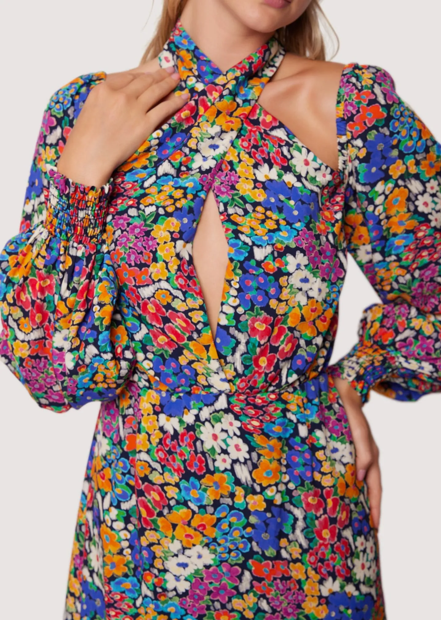 Lost + Wander Dresses*Renoir's Terrace Mini Dress FLOWER-MULTI