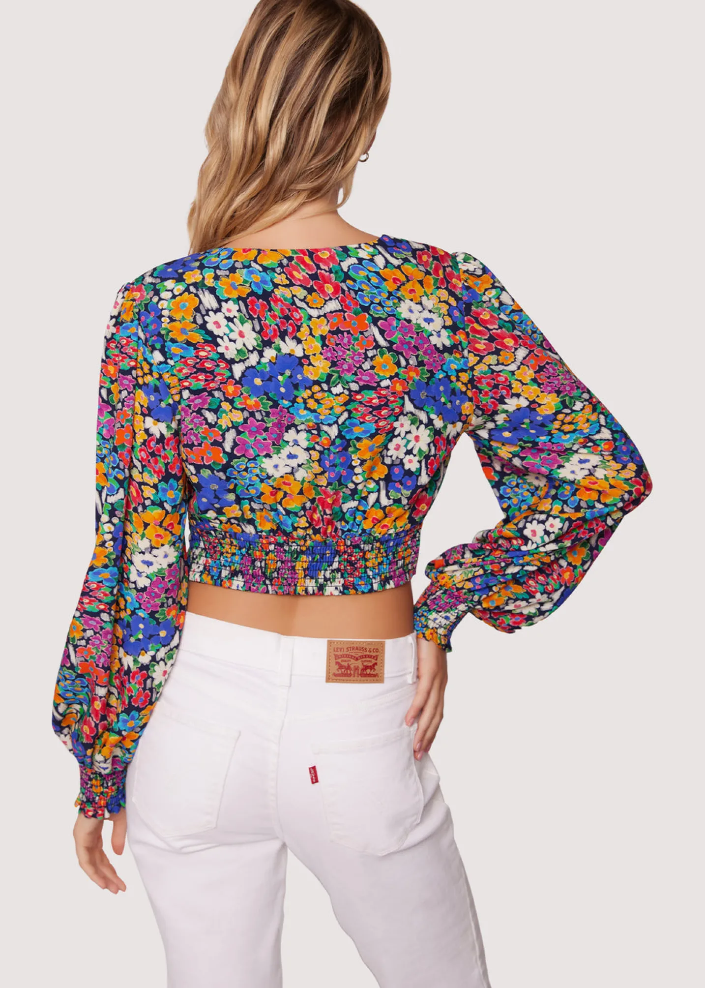 Lost + Wander Sets*Renoir's Terrace Top FLOWER-MULTI