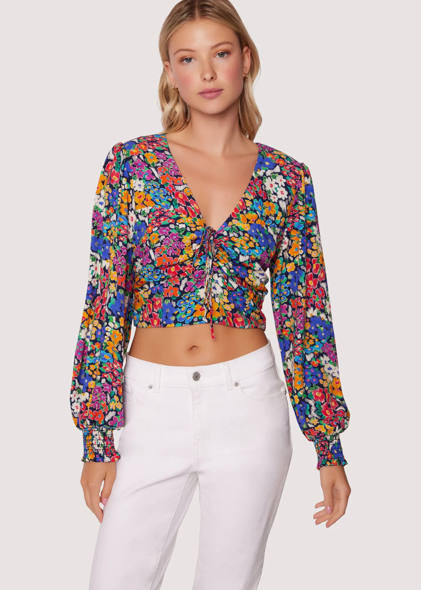 Lost + Wander Sets*Renoir's Terrace Top FLOWER-MULTI