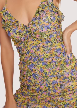 Lost + Wander Dresses*Rhodes Paradise Mini Dress PURPLE-FLORAL