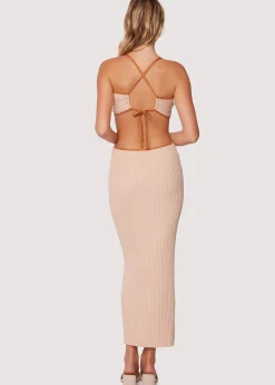 Lost + Wander Dresses*Riley Midi Dress CREAM-HAZELNUT