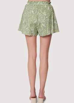Lost + Wander Pants and Shorts*Saguaro Blooms Skort GREEN-WHITE