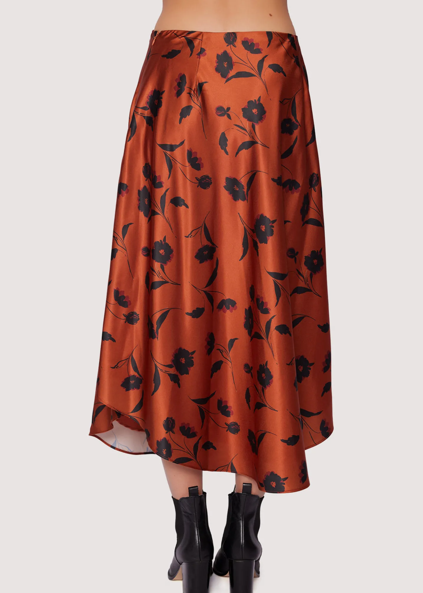 Lost + Wander Skirts*Sepia Dahlia Skirt BROWN-FLORAL
