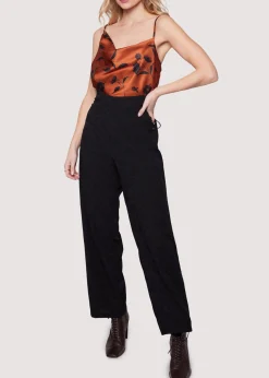 Lost + Wander Tops*Sepia Dahlia Top BROWN-FLORAL