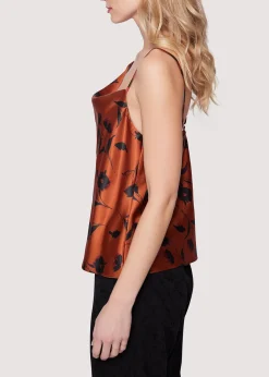 Lost + Wander Tops*Sepia Dahlia Top BROWN-FLORAL