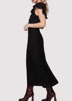 Lost + Wander Dresses*Shadow Daisy Maxi Dress BLACK