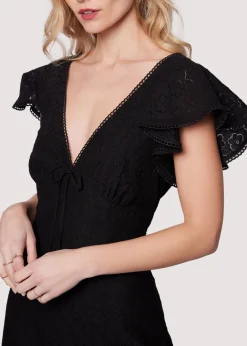 Lost + Wander Dresses*Shadow Daisy Maxi Dress BLACK