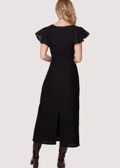 Lost + Wander Dresses*Shadow Daisy Maxi Dress BLACK