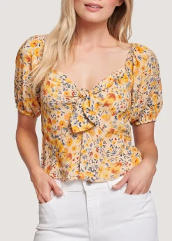 Lost + Wander Tops*Somerset Top YELLOW FLORAL