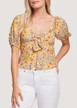 Lost + Wander Tops*Somerset Top YELLOW FLORAL