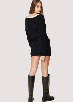 Lost + Wander Dresses*Spell On You Mini Dress BLACK-WHITE