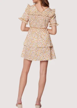 Lost + Wander Dresses*Spring Sunrise Mini Dress YELLOW-MULTI-FLORAL