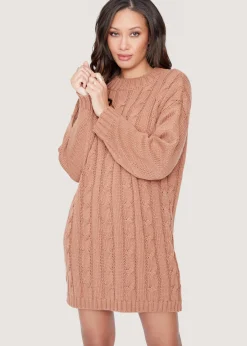 Lost + Wander Dresses*Staycation Mini Dress TAN