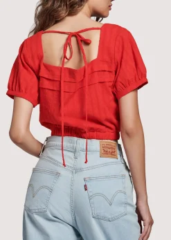 Lost + Wander Tops*Strawberrry Waves Top RED