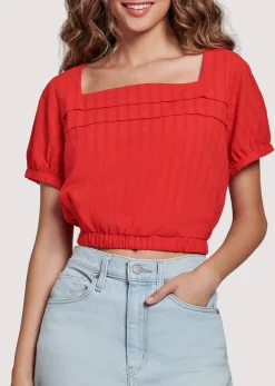 Lost + Wander Tops*Strawberrry Waves Top RED