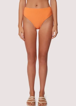 Lost + Wander Sets*Sun Kissed High Waist Bikini Bottom ORANGE