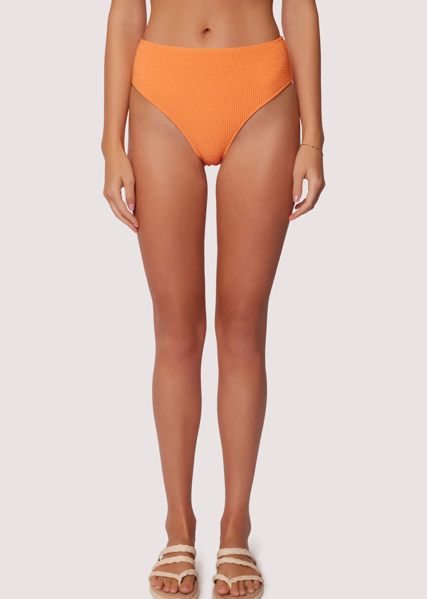 Lost + Wander Sets*Sun Kissed High Waist Bikini Bottom ORANGE