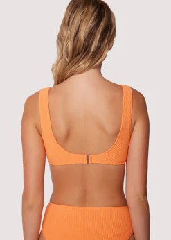 Lost + Wander Sets*Sun Kissed Knotted Bikini Tank Top ORANGE