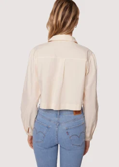 Lost + Wander Tops*Sunny Business Boxy Crop Top OFF-WHITE