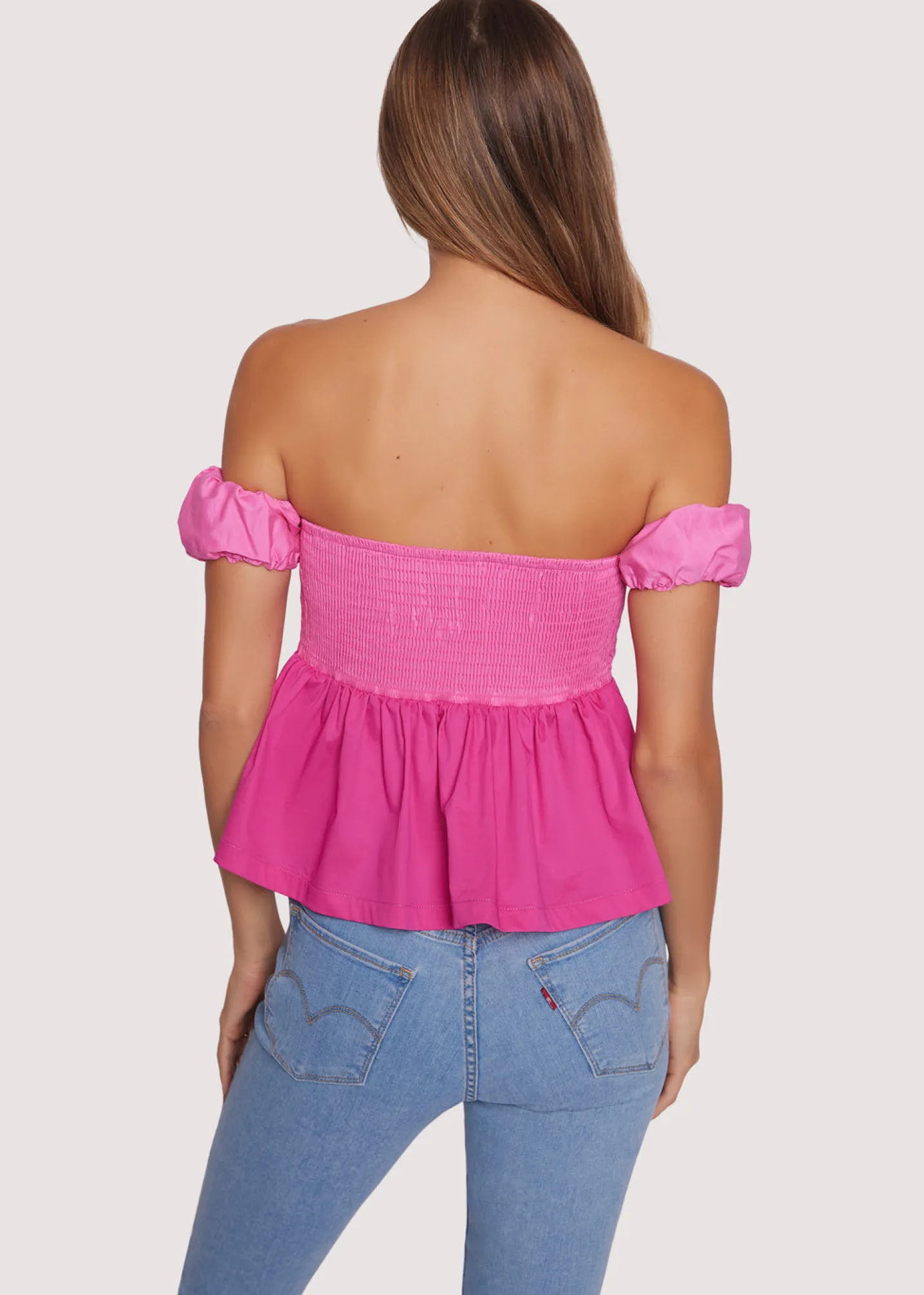 Lost + Wander Tops*Sweet Rose Top FUCHSIA